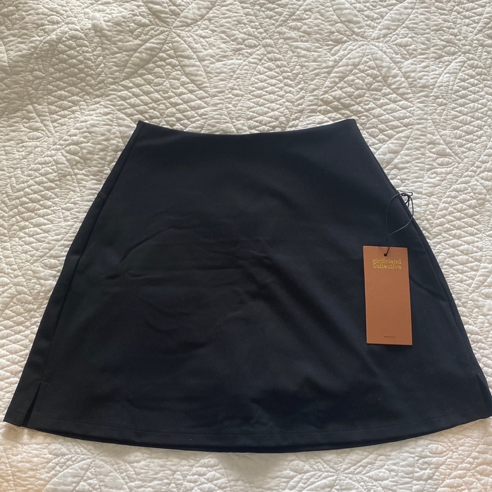 Girlfriend Collective Black Sport Skort